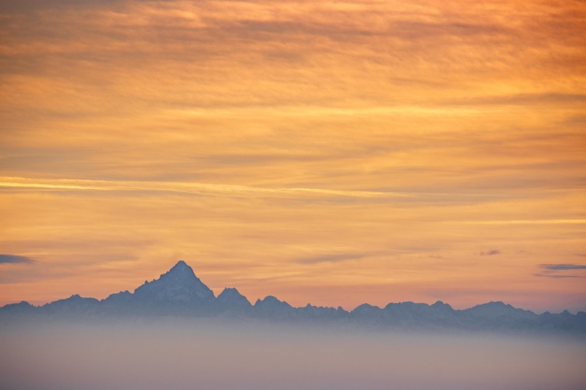 Tramonto sul monviso - Stefano Torri